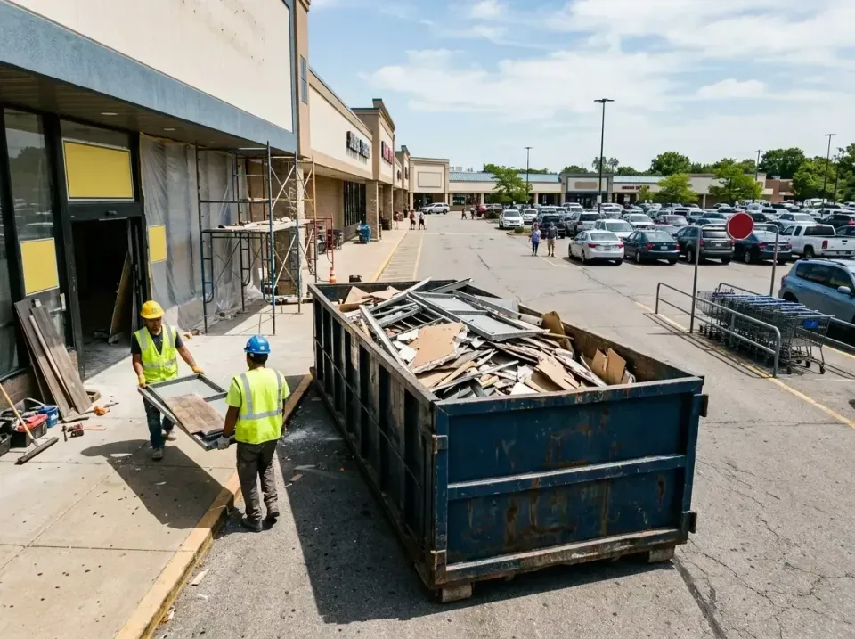 retail-store-renovation-debris-003 — frequently asked questions, Roll-off Dumpster Rentals in Hollywood Park, TX